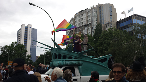 CSD-Parade Berlin 2014: CSD-Wagen