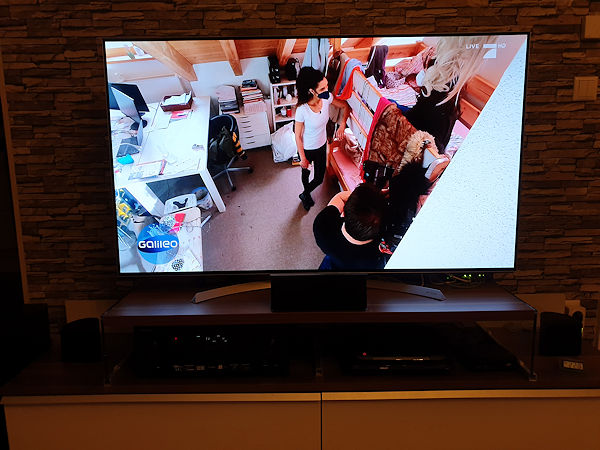 LG OLED 55B7 mit Pioneer Surround-Anlage