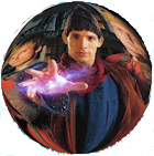 Merlin in Glaskugel