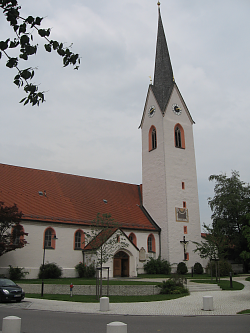 die Dorfkirche von Amerang