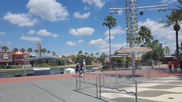 Blick zum Eingang des Florida Universal Studio