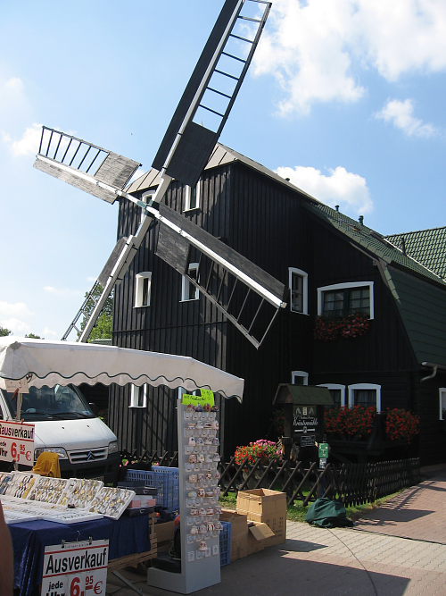 Restaurierte Mühle in Burg